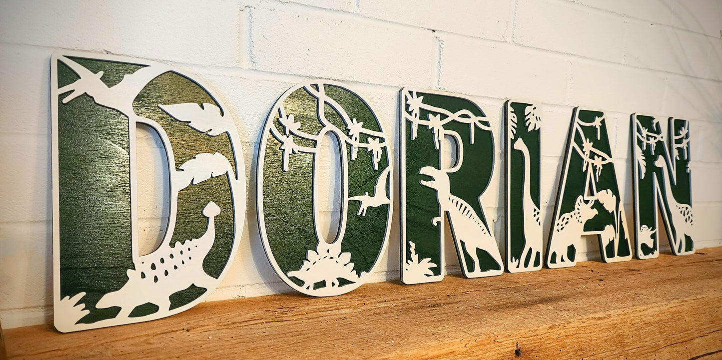Dinosaur Name Sign