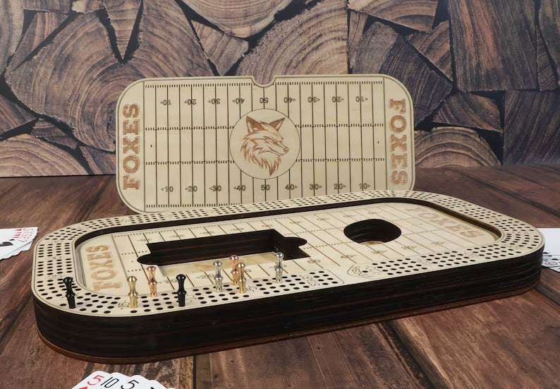 Football Cribbage Board