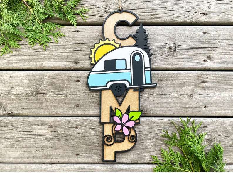 Camp Camper Sign