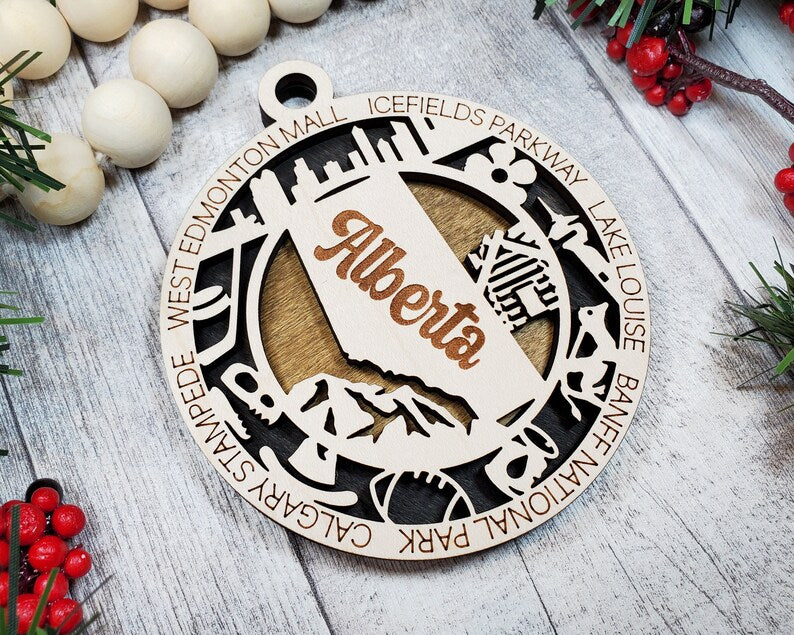 Canadian Provincial Ornaments
