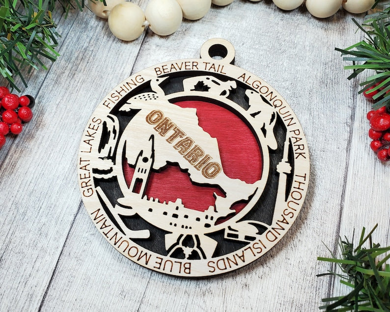 Canadian Provincial Ornaments