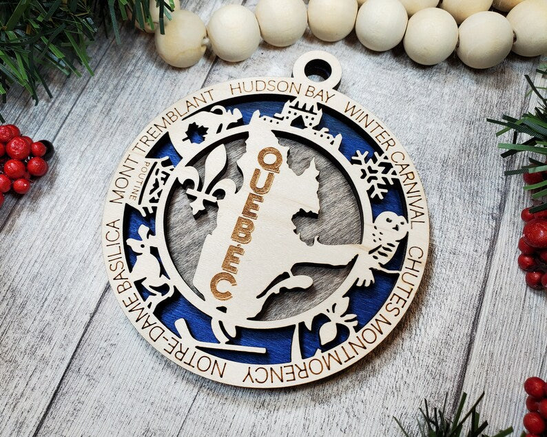 Canadian Provincial Ornaments