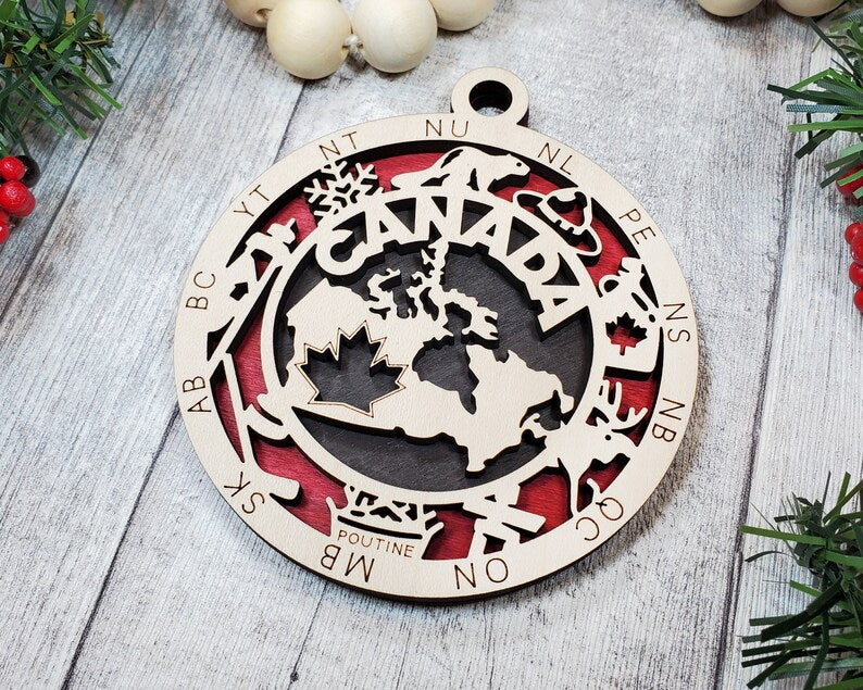 Canadian Provincial Ornaments