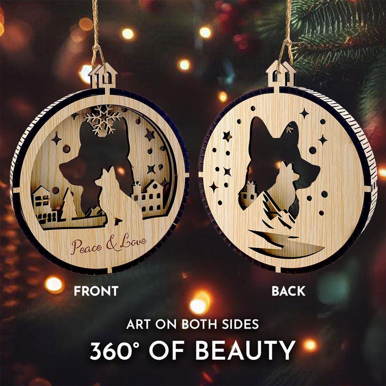 3D Dog Breed Ornaments