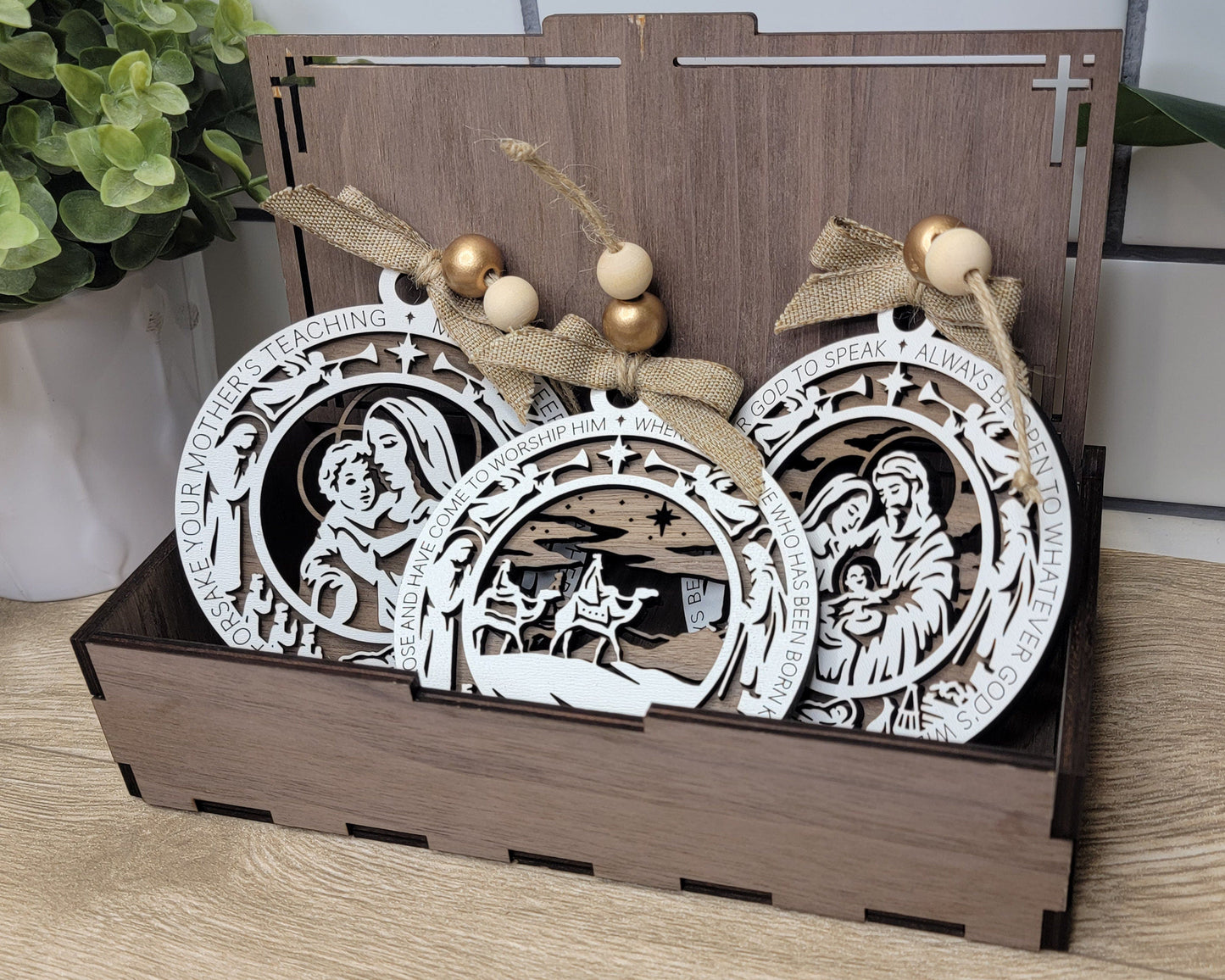 Christmas Story Nativity Ornaments