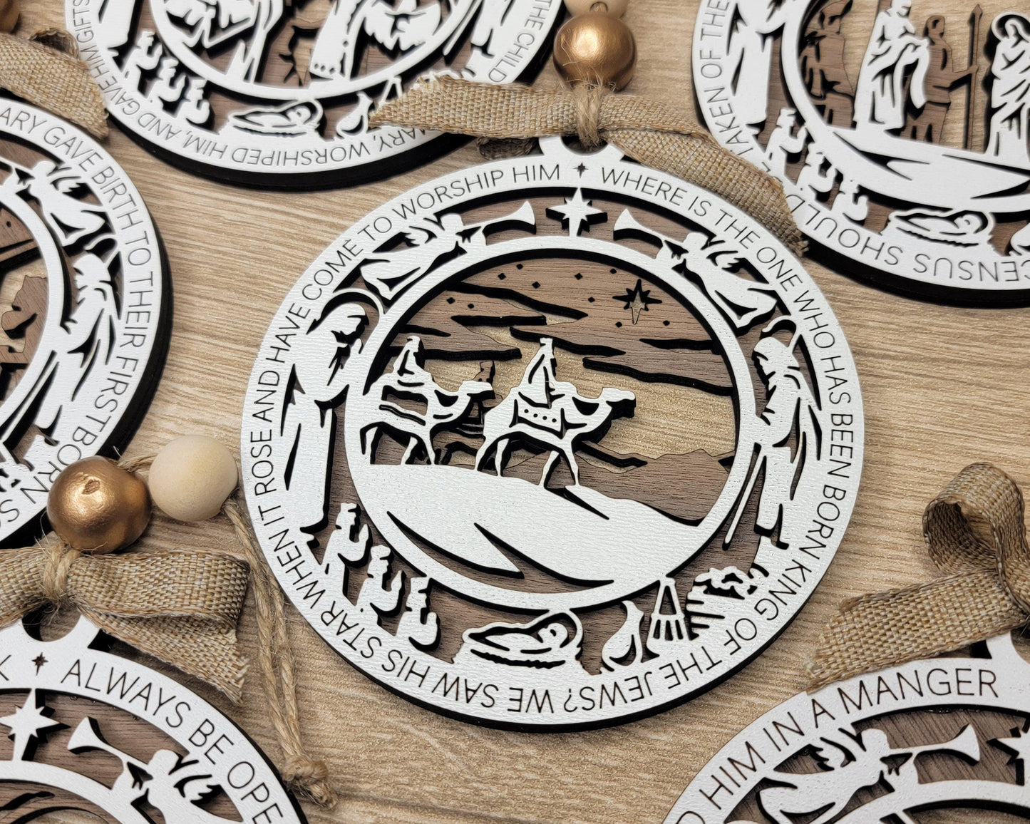 Christmas Story Nativity Ornaments