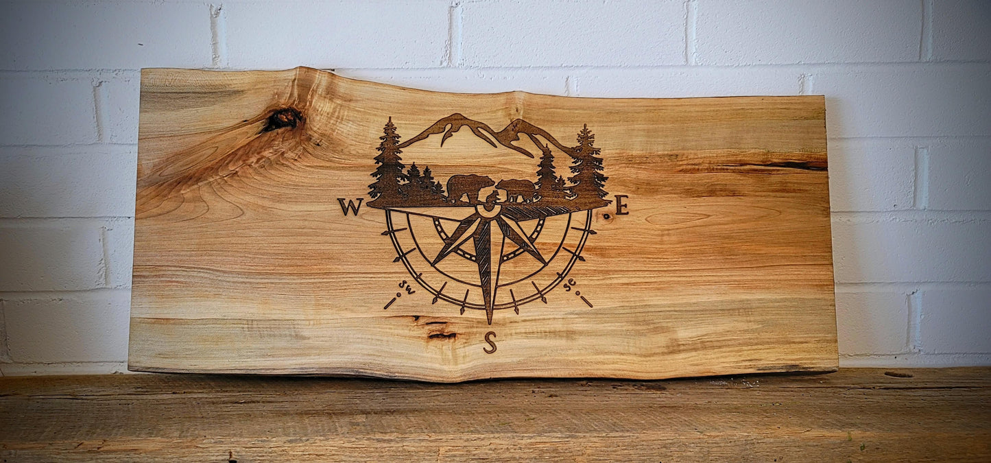 Charcuterie Board - Live Edge Maple