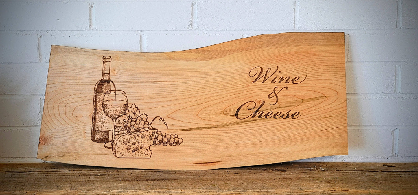 Charcuterie Board - Live Edge Maple