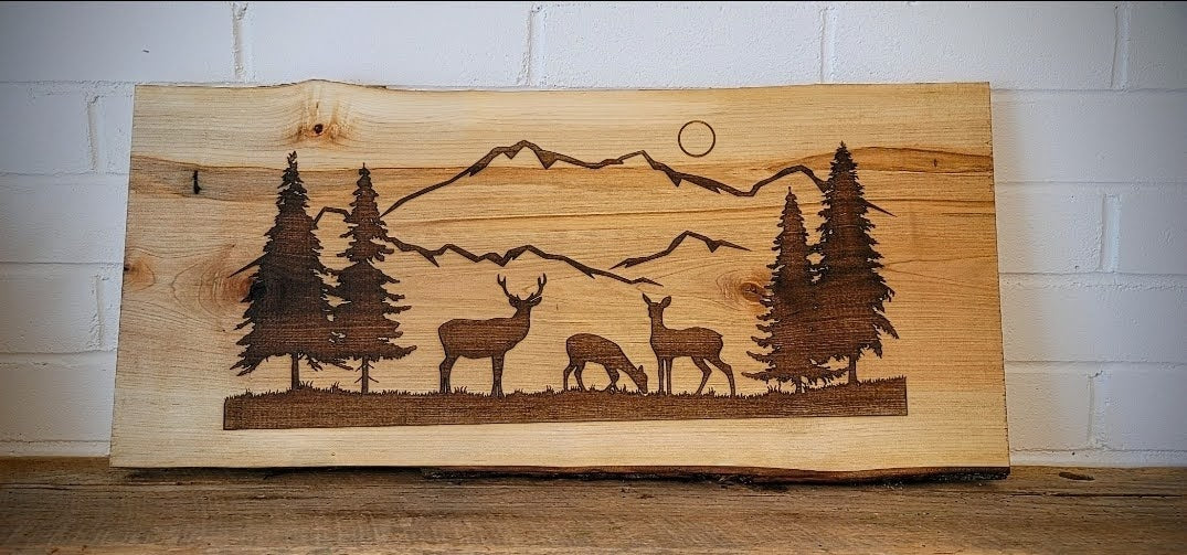 Charcuterie Board - Live Edge Maple