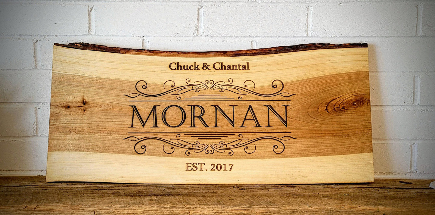 Charcuterie Board - Live Edge Maple