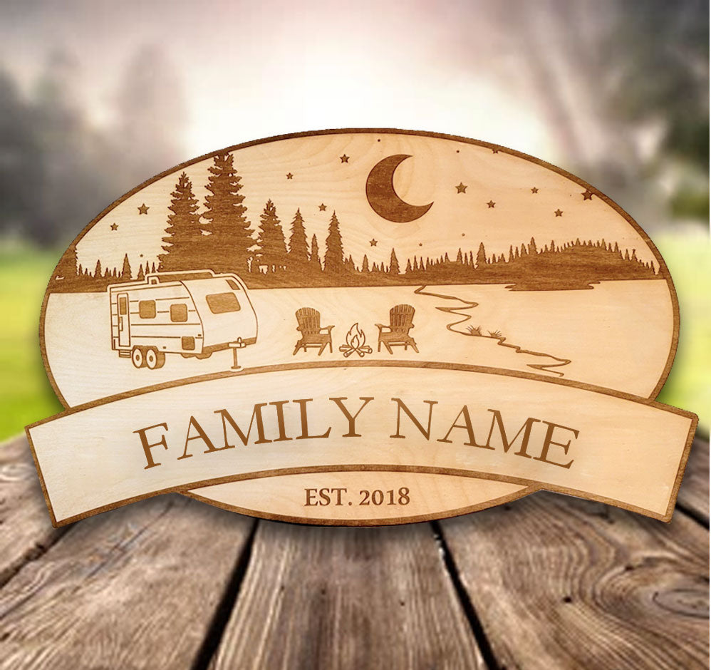 Outdoor Camping Sign