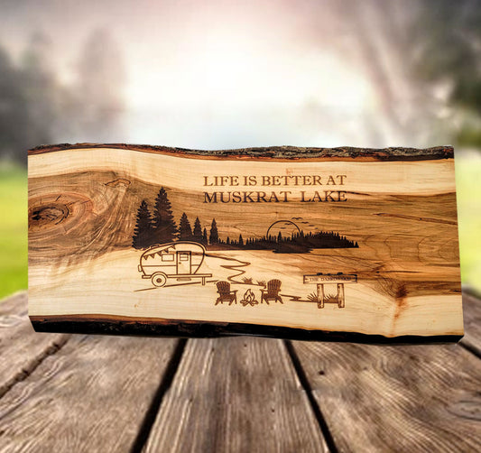 Charcuterie Board - Live Edge Maple