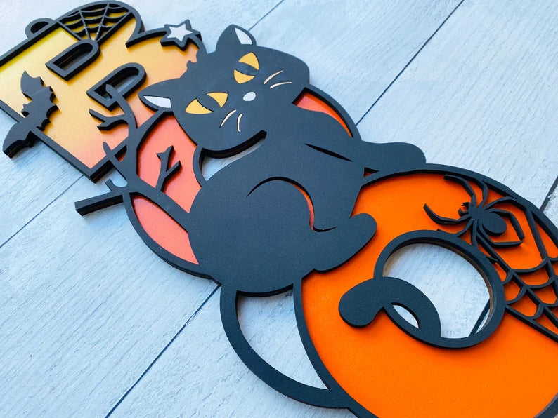 Cat Boo Sign