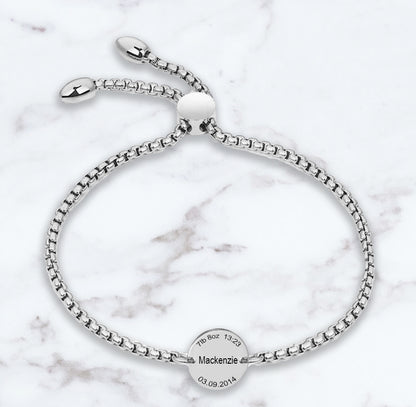 Birth Stat Bracelet